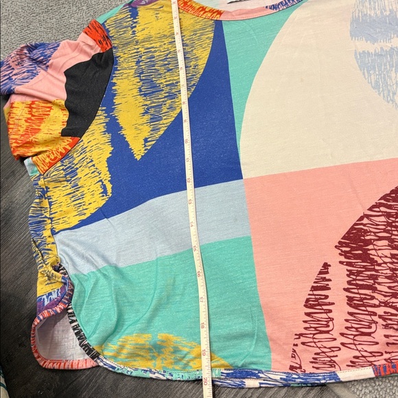 Henrik Vibskov “Blurry Lights” Graphic T-Shirt | FW22 | Over-sized Cropped XS - Picture 11 of 11